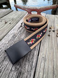 Maryland Flag Rock Fish Belt on the dock