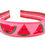 Thumbnail: happy kawaii pink watermelon reversible headband