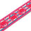 Thumbnail: 1 1/4 inch Hot Pink Crab Chevron Dog Collar or Leash