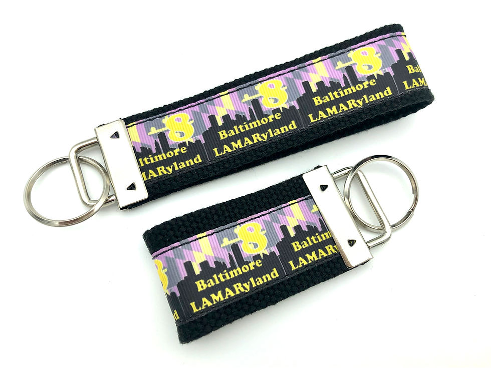 Baltimore LAMARyland Keychain