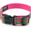 Thumbnail: 1 1/4 inch Preppy Pink Crab Dog Collar or Leash