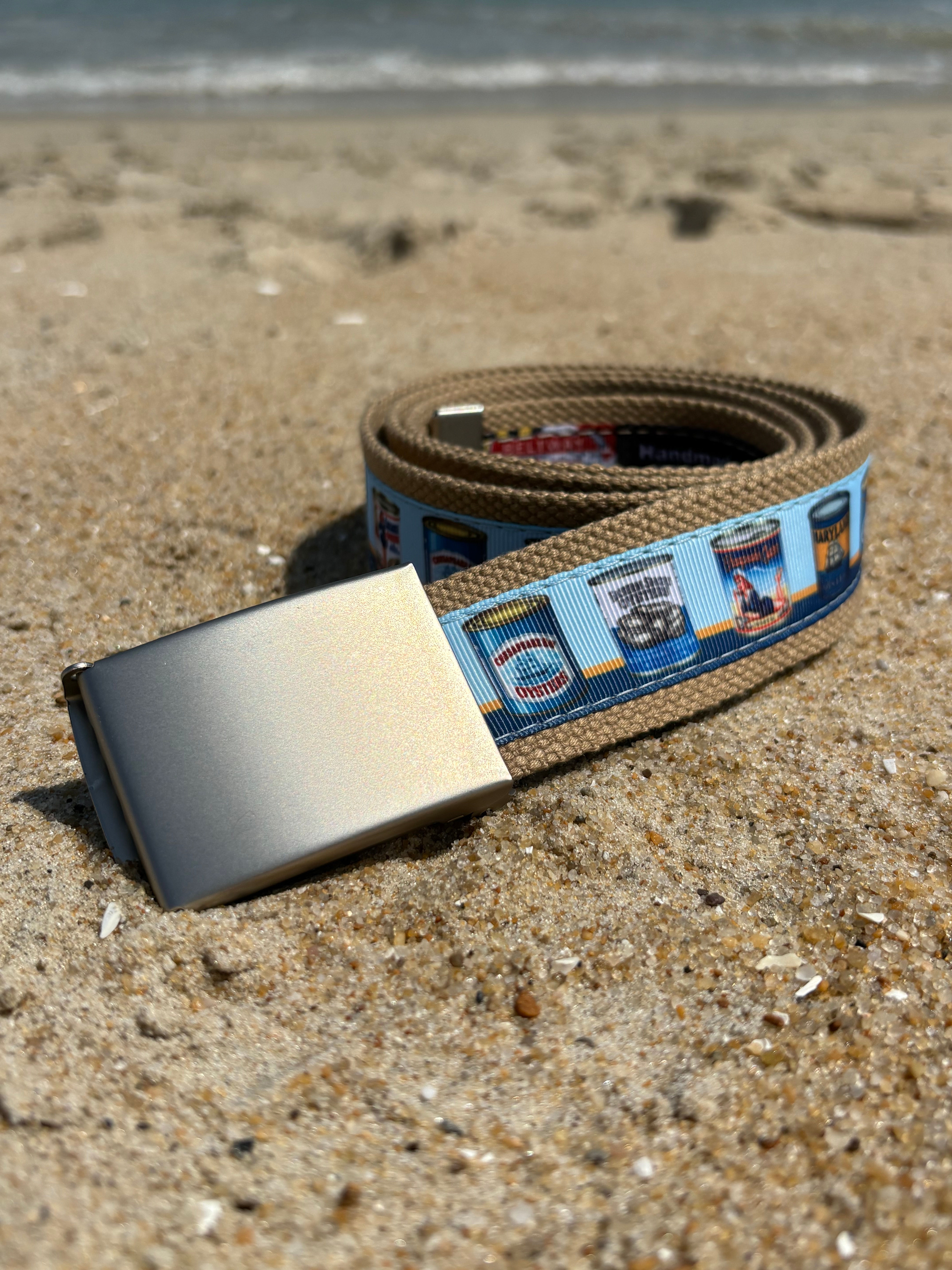 Chesapeake Bay Oyster Can Collection Belt
