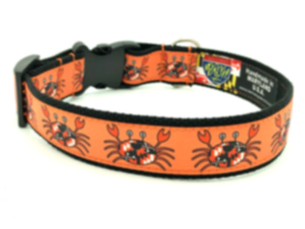 Baltimore orioles maryland flag crab dog collar
