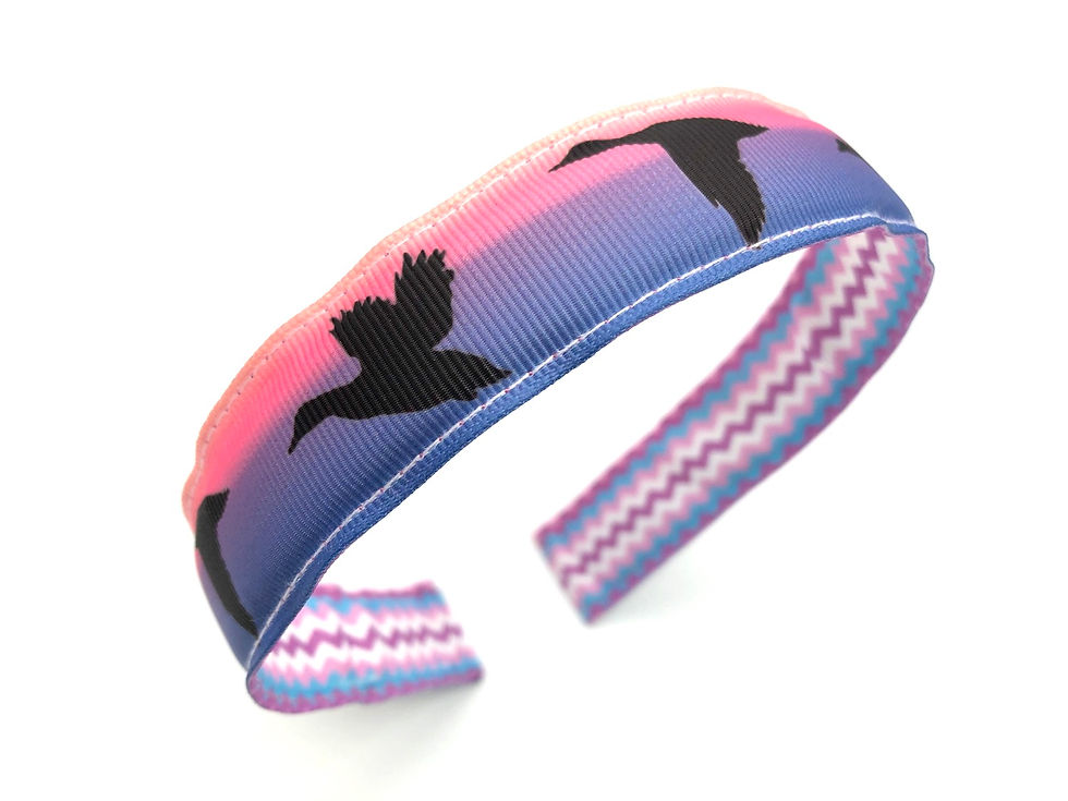Pink Duck Sunset Headband