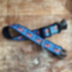 forth of july flag dog collar