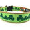 Thumbnail: 1 1/4 inch Happy St Patrick’s Day Shamrock Dog Collar or Leash