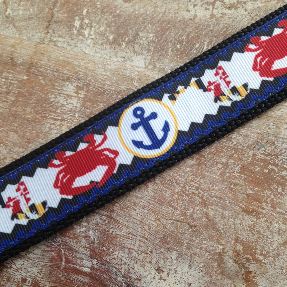 Thumbnail: 1 1/4 inch Maryland My Maryland Dog Collar or Leash