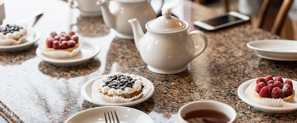 Afternoon Tea with lots of pastries