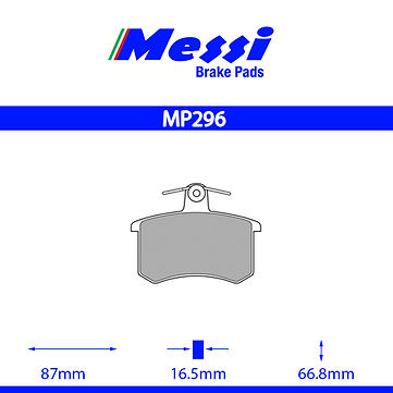 Messi MP296,Brake pads