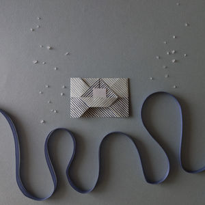 segnaposto origami barchetta