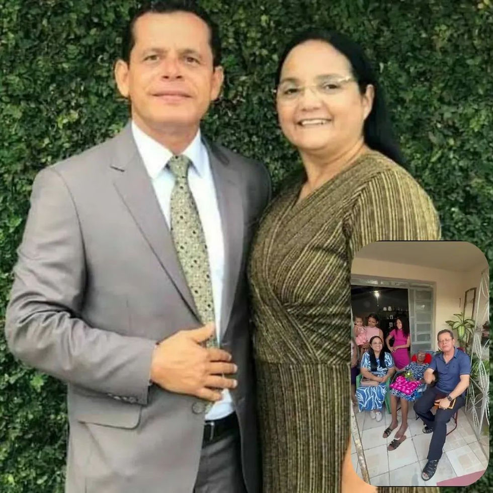 O Pastor Elci Ribeiro e sua esposa, Gercilene Ribeiro, durante atividade ministerial em Petrolina: liderança marcada pelo vigor e pela dedicação ao Sertão.