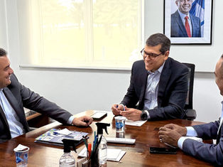 Prefeito Andrei se reúne com presidente da CERB e articula novos projetos para levar água potável à zona rural de Juazeiro