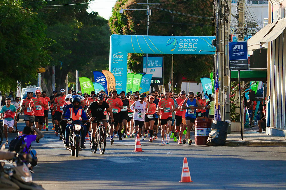 Juazeiro sedia 10ª etapa do Circuito Sesc de Corridas com recorde de participação e incentivo ao esporte