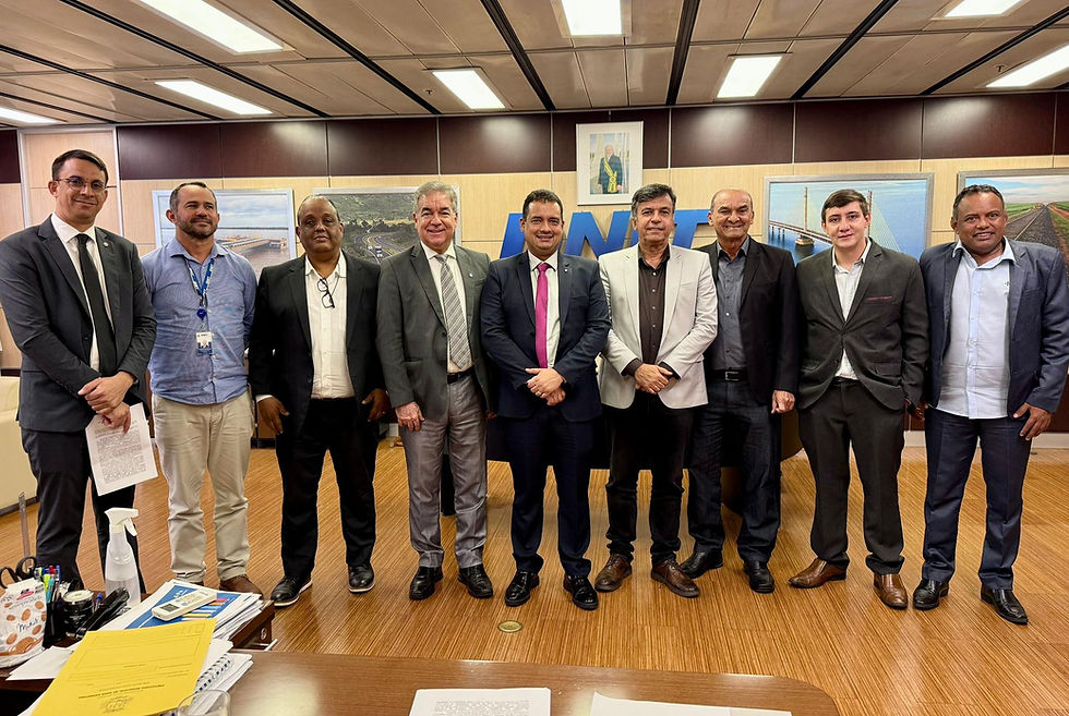 Comitiva de Juazeiro cobra readequações na Travessia Urbana em reunião com DNIT em Brasília
