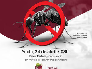 Prefeitura de Lagoa Grande realiza hoje Dia D de Mobilização contra a Dengue com ações de conscientização no bairro Chafariz