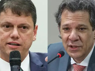 Quaest aponta Tarcísio na liderança da disputa pelo governo paulista em 2026, com vantagem sobre Haddad nos dois turnos