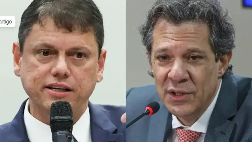 Quaest aponta Tarcísio na liderança da disputa pelo governo paulista em 2026, com vantagem sobre Haddad nos dois turnos
