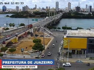 🚦 Juazeiro ganha videomonitoramento em tempo real do trânsito na Ponte Presidente Dutra