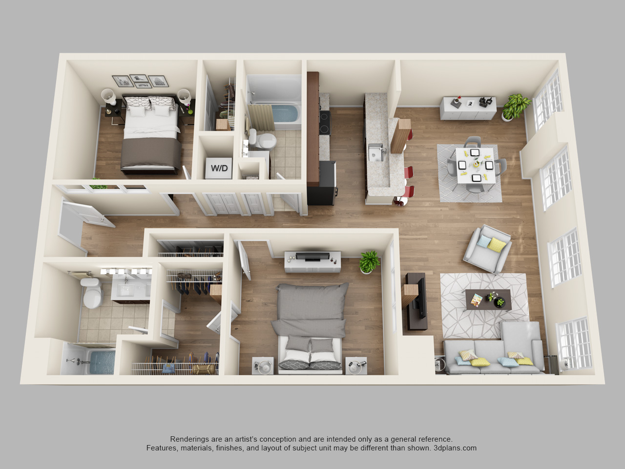 2 Bedroom 2 Bath thetilleylofts