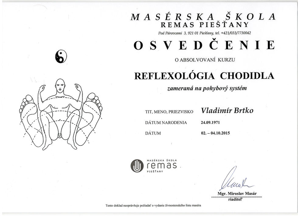 Reflexológia chodidla - pohybovka