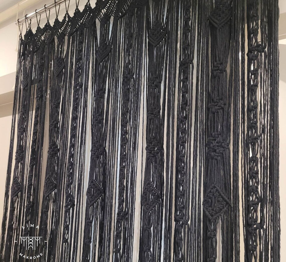 Küçük resim: Pixie Makrome Perde