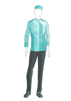 seragam bellboy pria