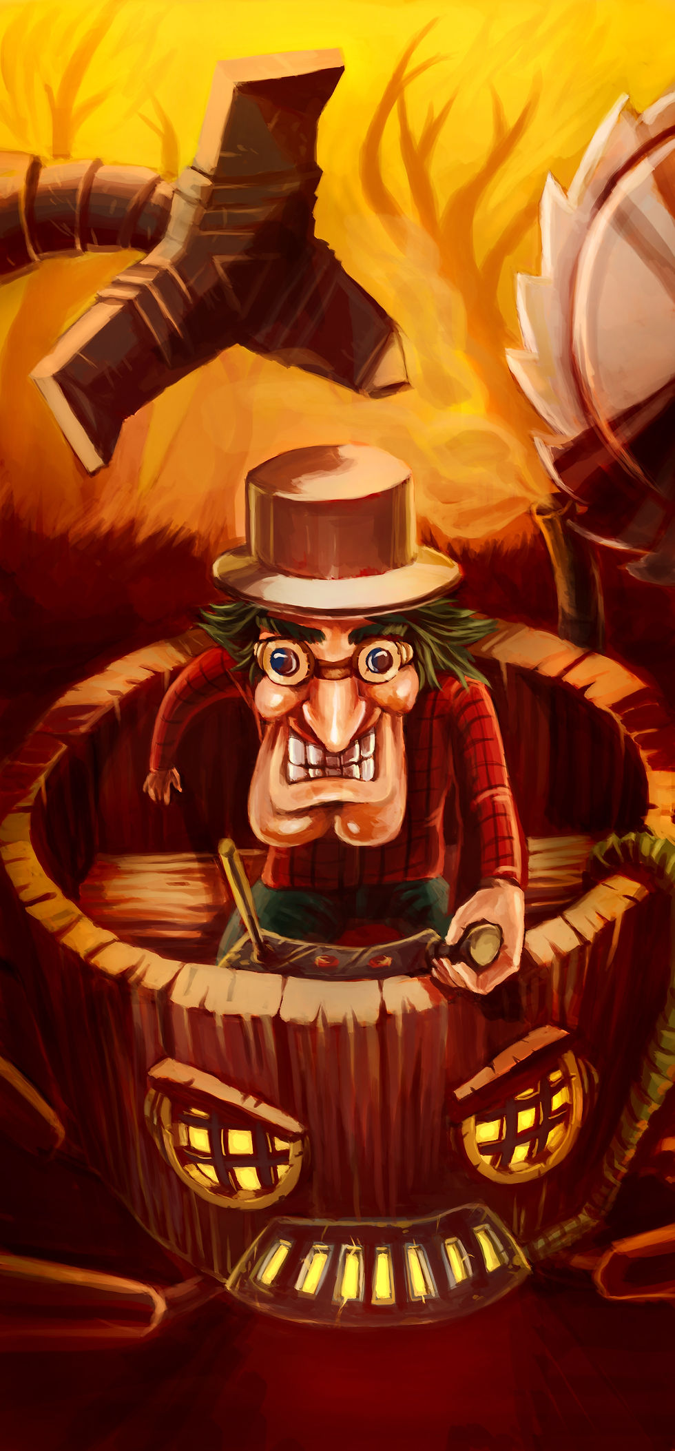 lumberjack robot