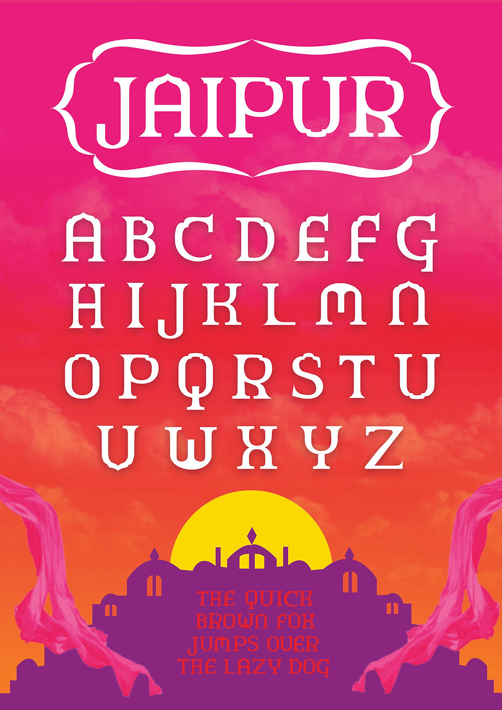 Typeface poster