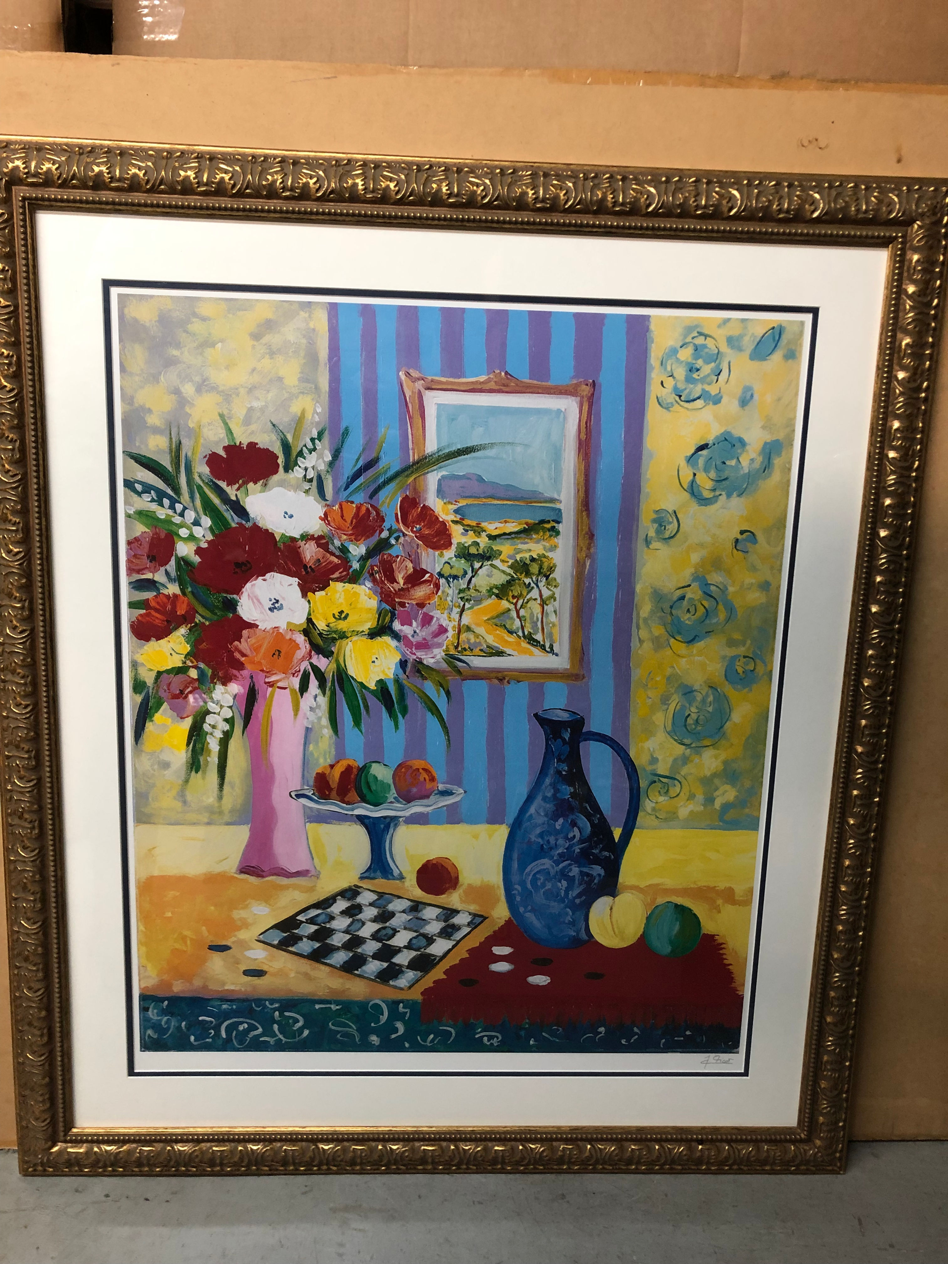 Le Vase Bleu de Madrid by Jean Claude Picot