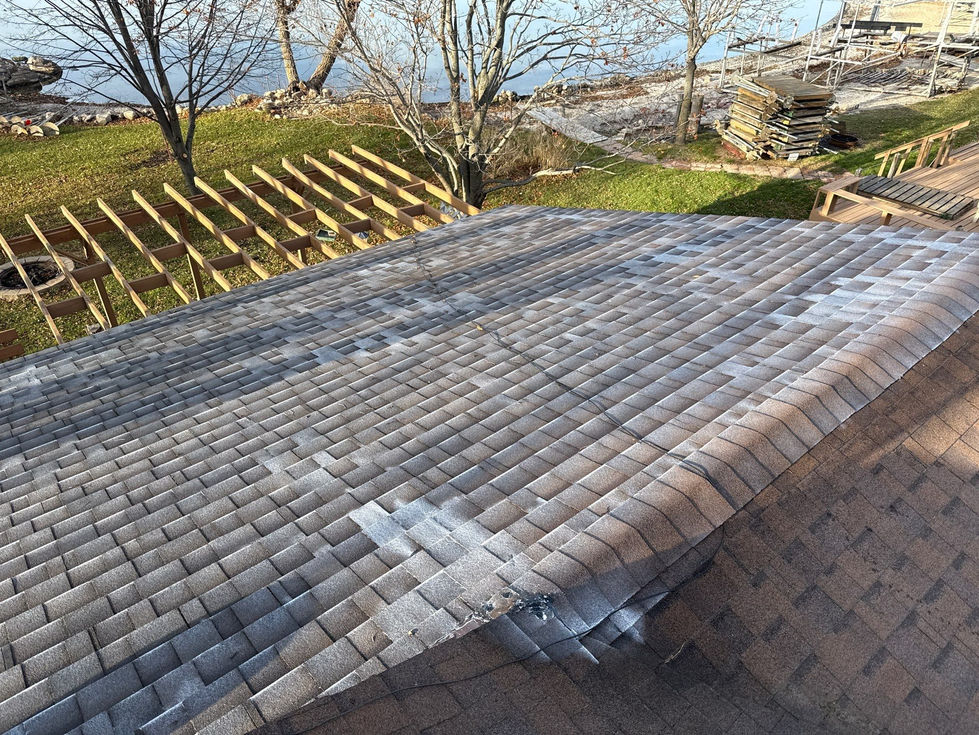 Roof Maxx treatment imediatly after application
