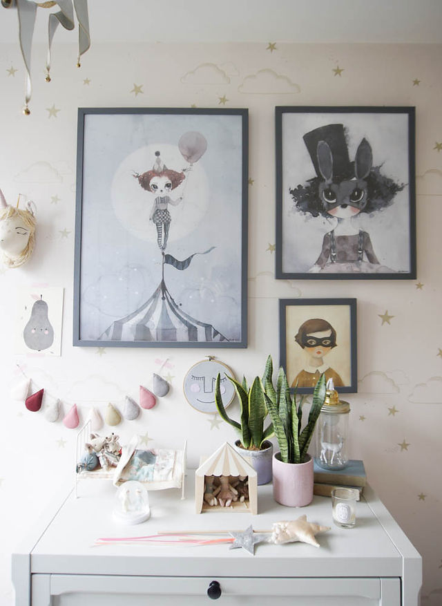 Plants in a young child's bedroom