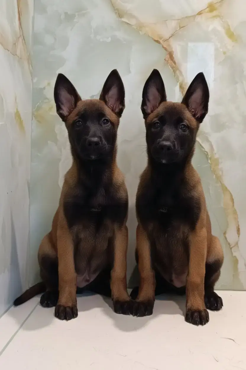 Rich Mahogany Belgium Malinois Pups