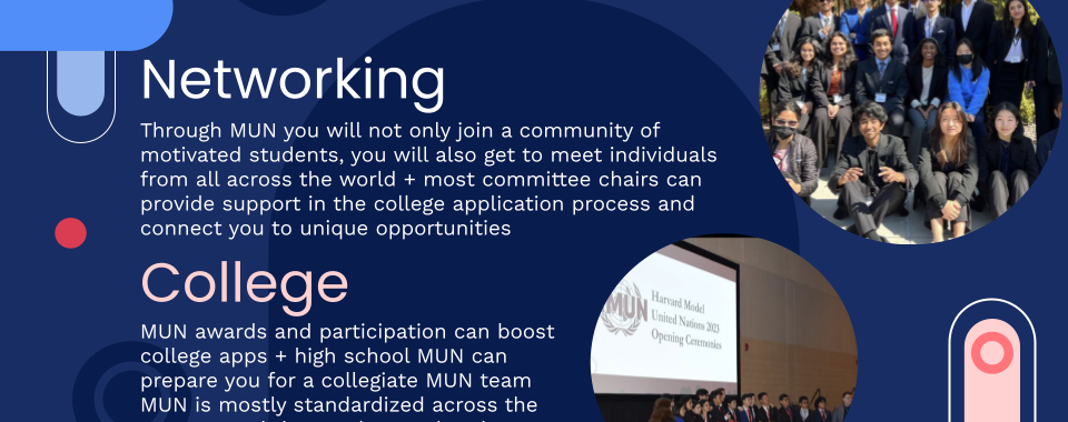 Why MUN? Networking, college.