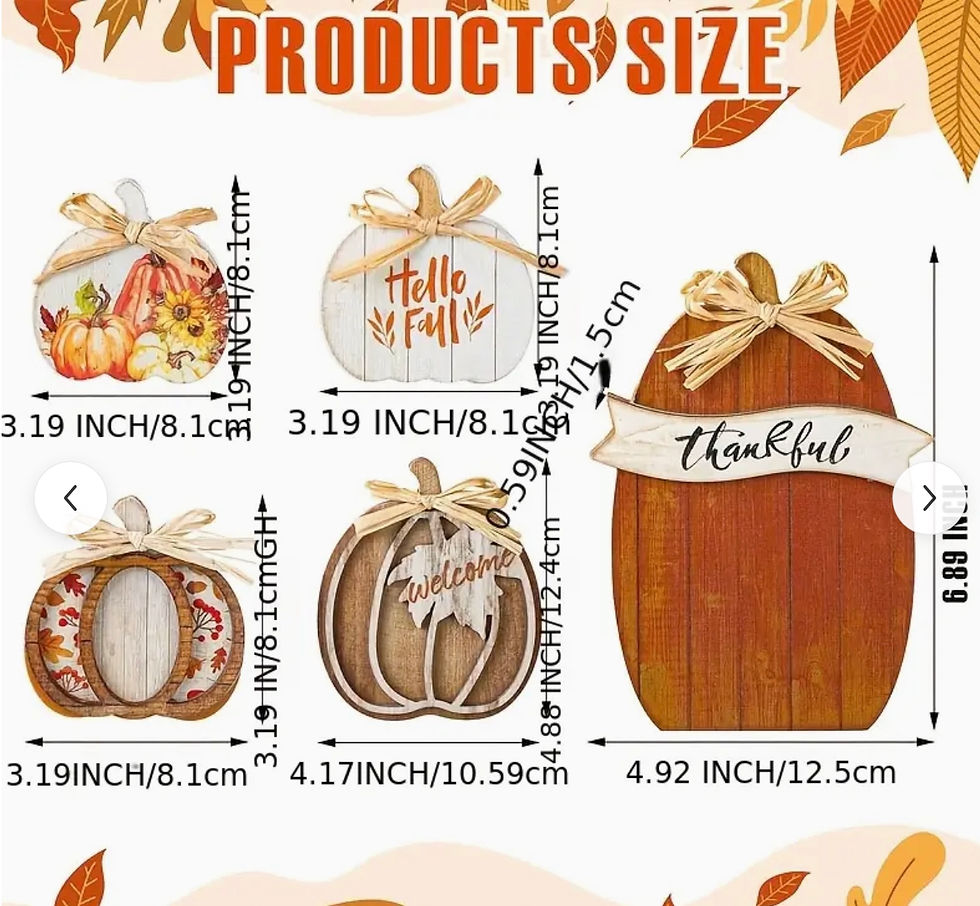 Thumbnail: Fall Home Decor Box Sign, Fall Artwork Decor