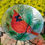 Thumbnail: 18" Glass Bowl Birdbath With Metal Stand, Kentucky