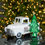 Thumbnail: Iron Christmas Old Style Truck with Tree, antique white