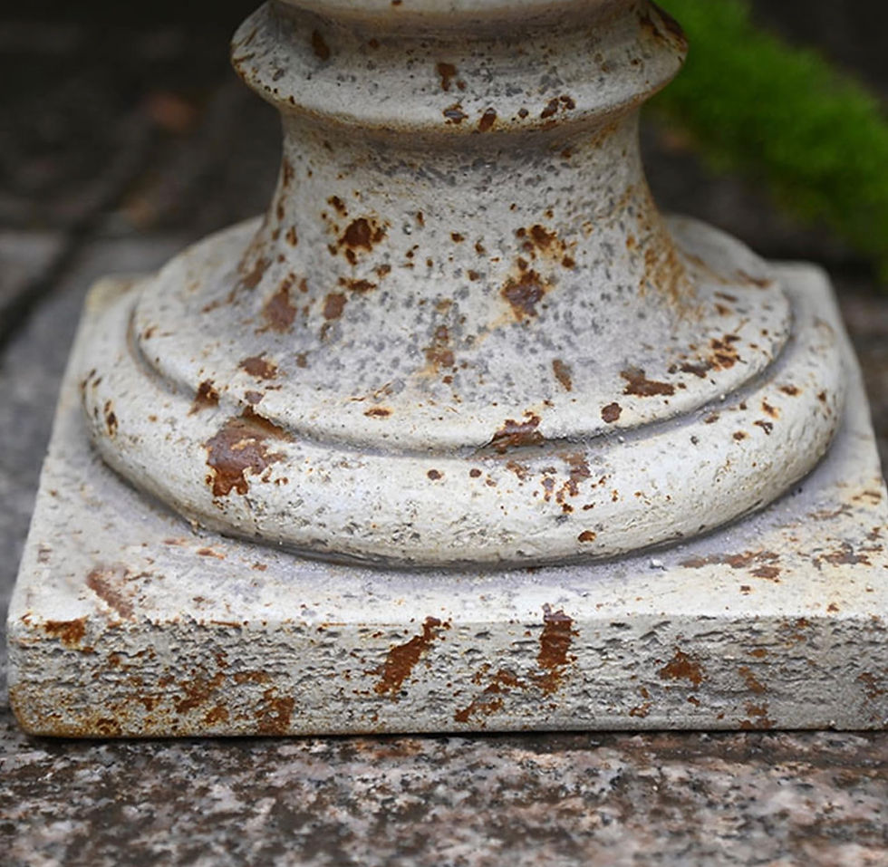 Thumbnail: 20" Tall Vintage Roman Column Urn Planter