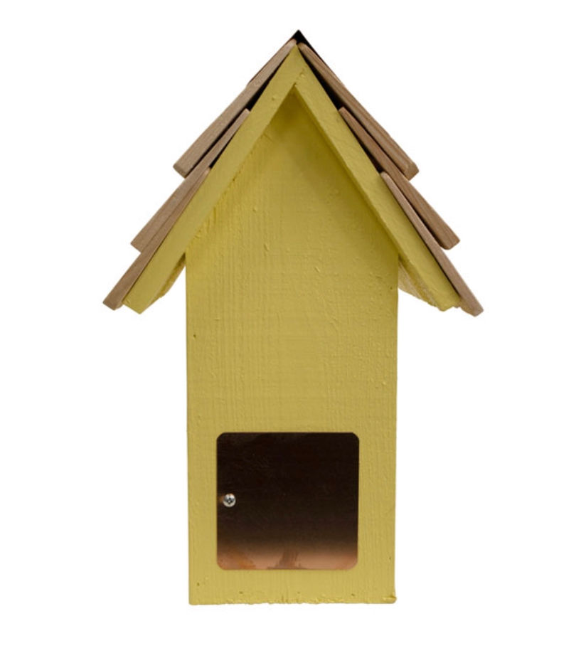 Thumbnail: Heartwood Small Butterfly House & Pole, Yellow