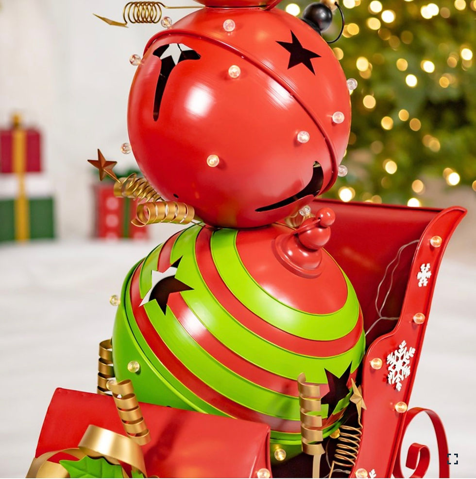 Thumbnail: Christmas Sleigh with Giant Jingle Bells