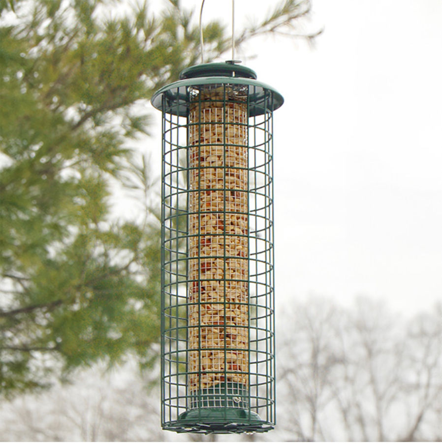 Woodlink Caged Screen Tube Bird Feeder