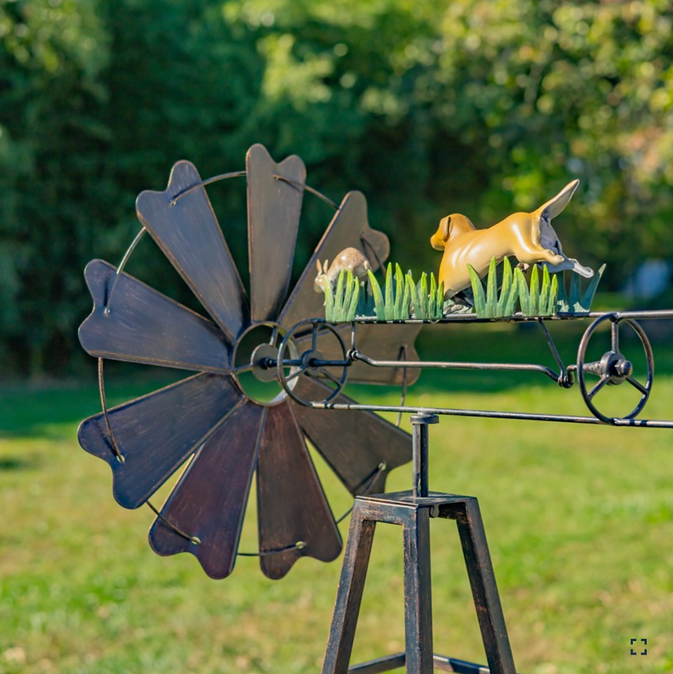 Thumbnail: Metal Windmill, Weather Vane