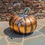 Thumbnail: Gold-Brushed Iron Pumpkin, Fall Decor, medium size pumpkin