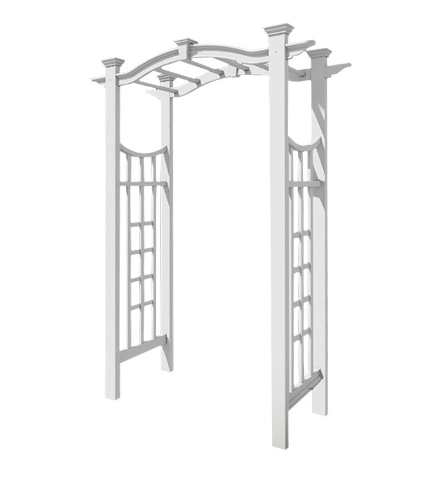 Thumbnail: New England Florence Arbor, White, 89.5"H