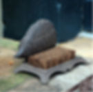 Esschert Design Cast Iron Boot Brush, Hedgehog