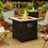 Thumbnail: 30" Propane Fire Pit Table with Lid