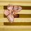 Thumbnail: Heartwood "Flutterbye" Butterfly House & Pole, Solid Copper Roof, Yellow with copper butterfly appliqué