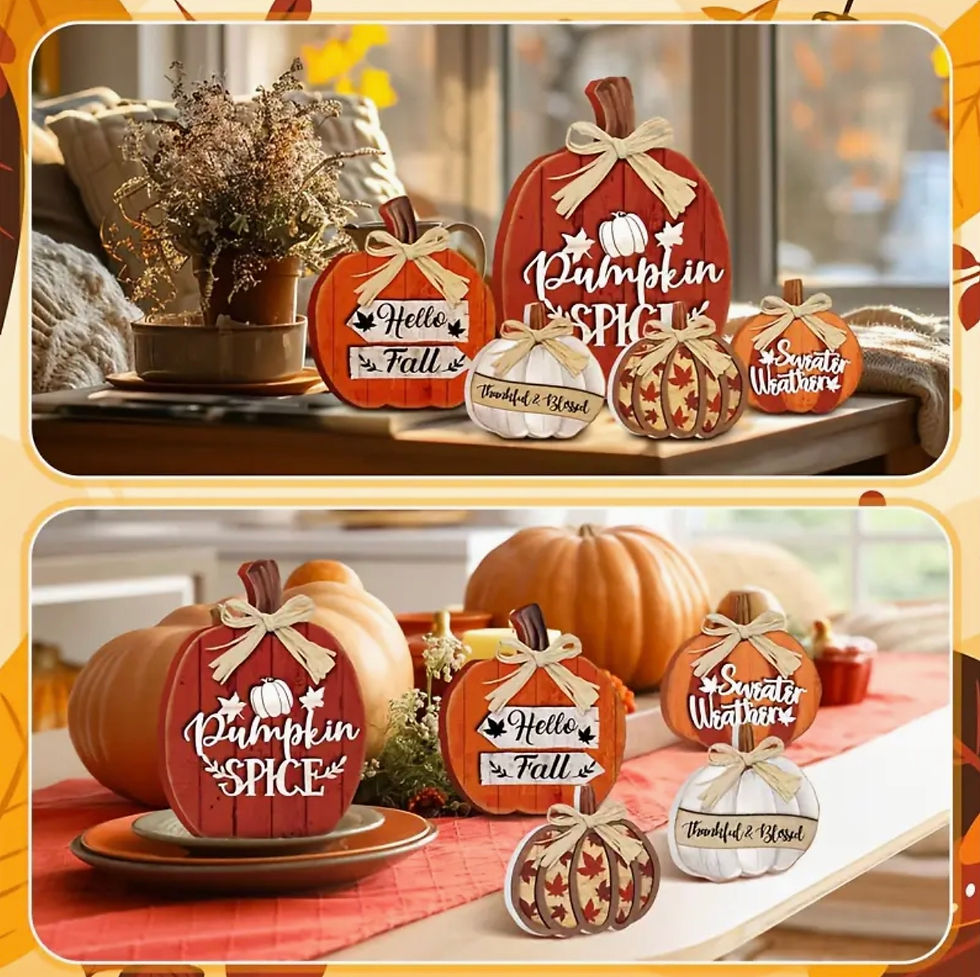 Thumbnail: Fall Home Decor Box Sign, Fall Artwork Decor