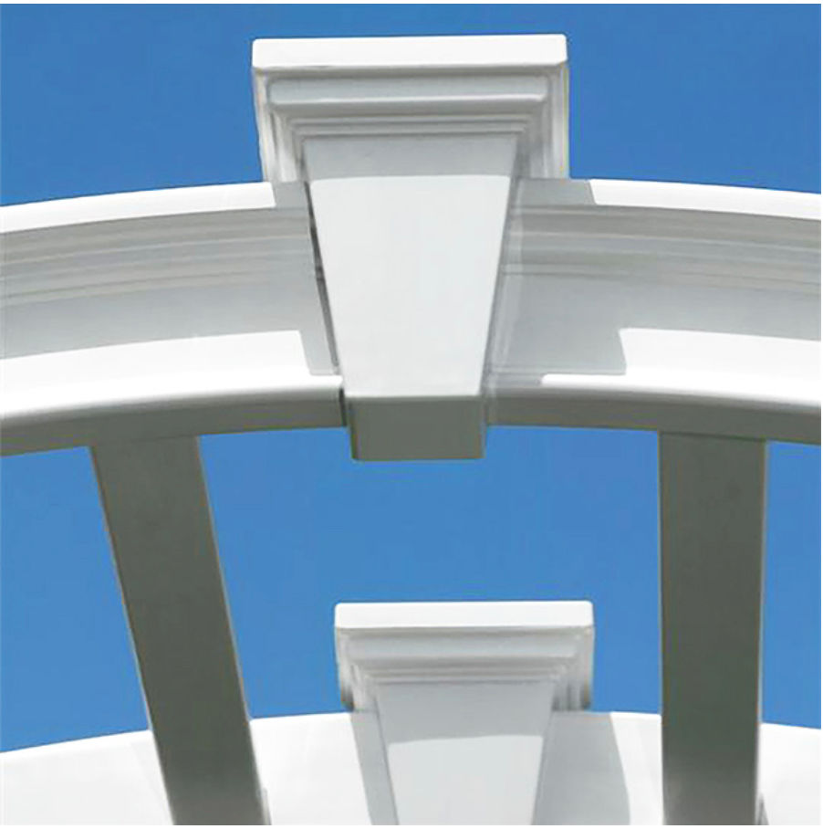 Thumbnail: New England Florence Arbor, White, 89.5"H