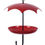 Thumbnail: Metal Umbrella Bird Feeder, red
