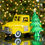 Thumbnail: Iron Christmas Old Style Truck with Tree, antique yellow
